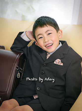 入学写真撮影２